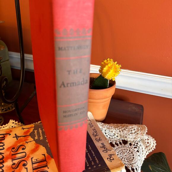 The Armada 1959 1st Edition Hardcover Book by Garrett Mattingly Spanish Armada - Picture 4 of 10